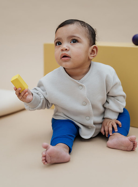 Studio Aelbo babylegging kobaltblauw